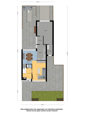 Floorplan - De Schar 35, 8754 BK Makkum