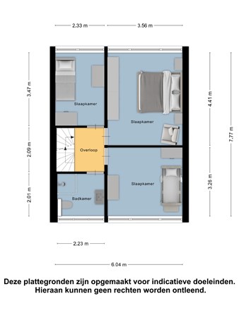 Floorplan - De Schar 35, 8754 BK Makkum