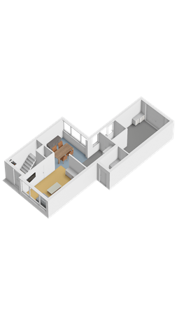 Floorplan - De Schar 35, 8754 BK Makkum