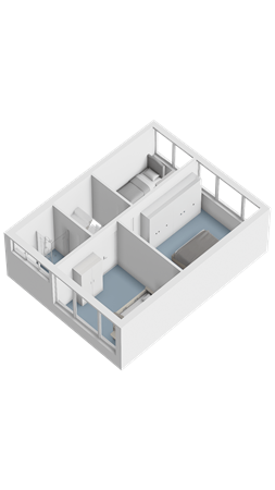 Floorplan - De Schar 35, 8754 BK Makkum