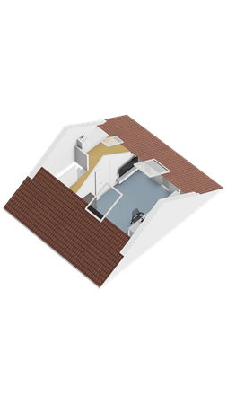 Floorplan - De Schar 35, 8754 BK Makkum