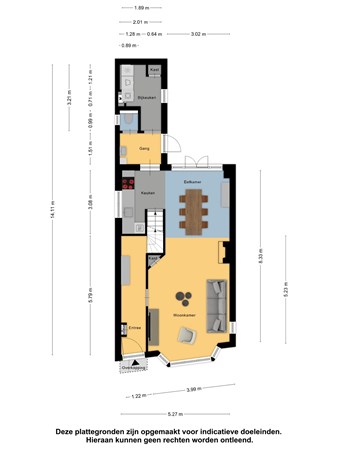 Floorplan - Snakkerburren 7, 8711 EV Workum