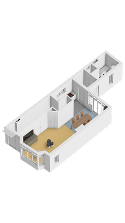 Floorplan - Snakkerburren 7, 8711 EV Workum