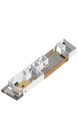 Floorplan - Snakkerburren 7, 8711 EV Workum