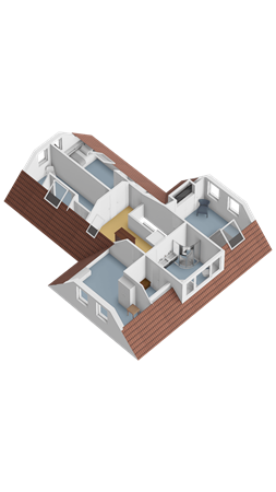 Floorplan - De Gearen 11, 8754 KC Makkum