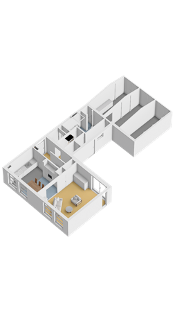 Floorplan - Franekerkade 3, 8822 VT Arum