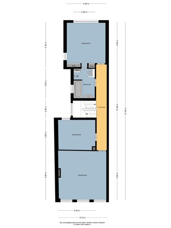 Floorplan - Turfmarkt 31, 8754 CH Makkum