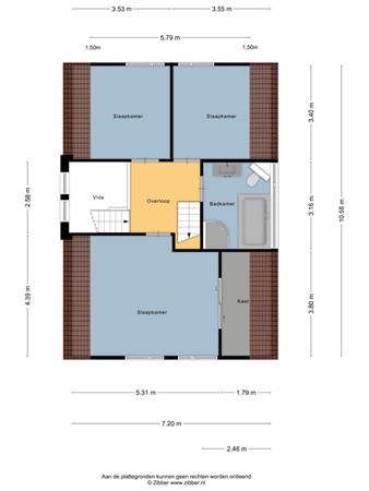 Floorplan - It Hôf 8, 8754 KD Makkum