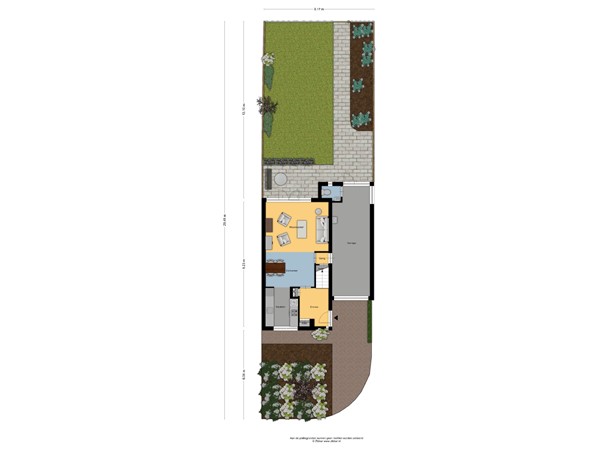 Floorplan - Jonkersfinne 16, 8711 GL Workum