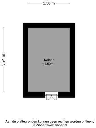 Floorplan - De Zalm 47, 8754 AZ Makkum