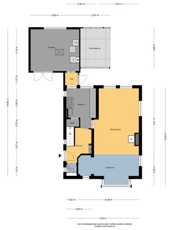 Floorplan - Sluisweg 41, 8752 TR Kornwerderzand