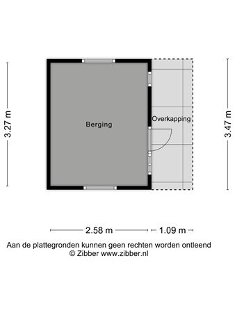 Floorplan - Sluisweg 41, 8752 TR Kornwerderzand