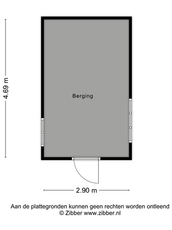 Floorplan - Sluisweg 41, 8752 TR Kornwerderzand