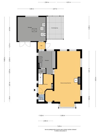 Floorplan - Sluisweg 41, 8752 TR Kornwerderzand