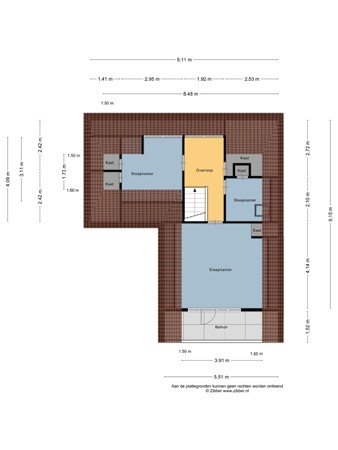 Floorplan - Dorpsweg 27, 8755 JH Idsegahuizum