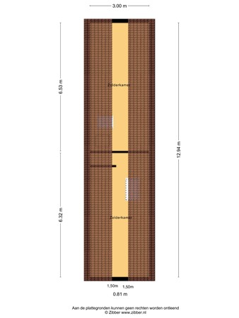 Floorplan - Houtmolen 15, 8754 GJ Makkum