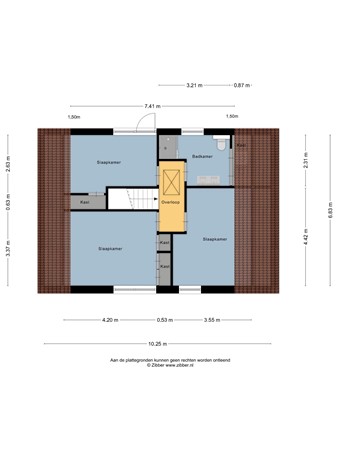 Floorplan - Meteoorbaan 9, 8802 BL Franeker