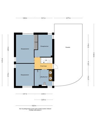 Floorplan - It Mêd 17, 8754 KK Makkum