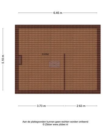 Floorplan - Lieuwkemastraat 28, 8754 BN Makkum