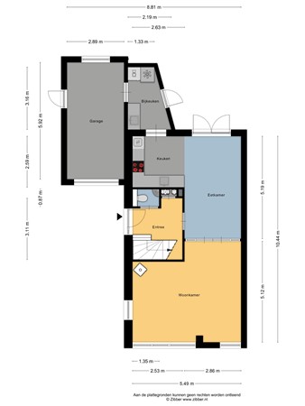 Floorplan - It Ferset 15, 8754 LB Makkum