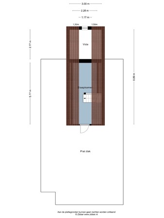 Floorplan - Schoolbuurt 14, 8754 CV Makkum