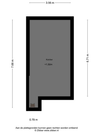 Floorplan - Markt 23, 8754 CM Makkum