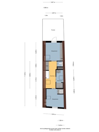 Floorplan - Markt 23, 8754 CM Makkum