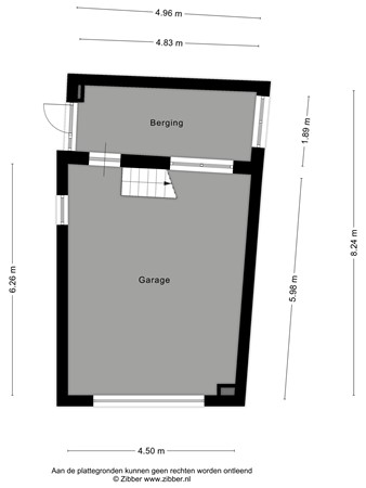 Floorplan - 't Laag 7, 8701 JP Bolsward