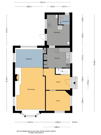 Floorplan - Ds L Touwenlaan 32, 8754 BS Makkum