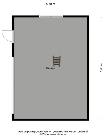 Floorplan - Ds L Touwenlaan 32, 8754 BS Makkum