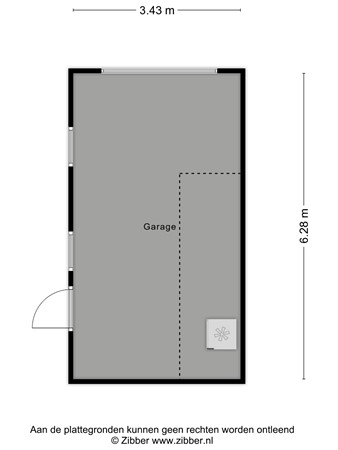 Floorplan - Bote à Bolswertstraat 2, 8701 CA Bolsward