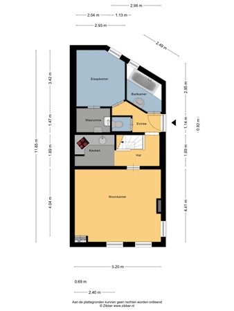 Floorplan - Legedyk 21, 8629 RK Scharnegoutum