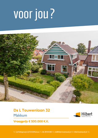 Brochure preview - Woningbrochure - Ds L Touwenlaan 32 - Makkum.pdf