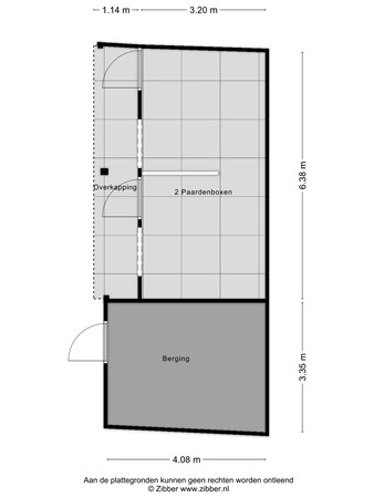 Floorplan - Dorpsweg 22, 8753 JC Cornwerd