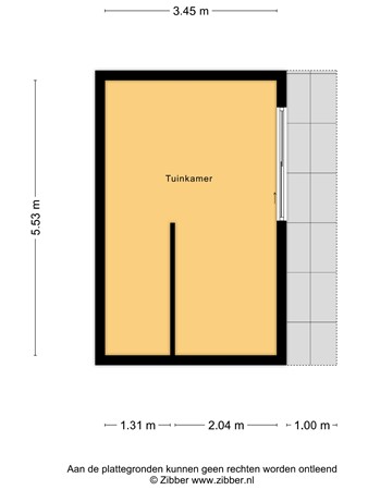Floorplan - Kleine Buren 3, 8749 GH Pingjum