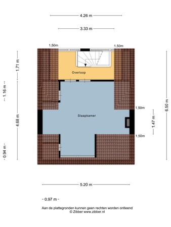 Floorplan - Legedyk 21, 8629 RK Scharnegoutum