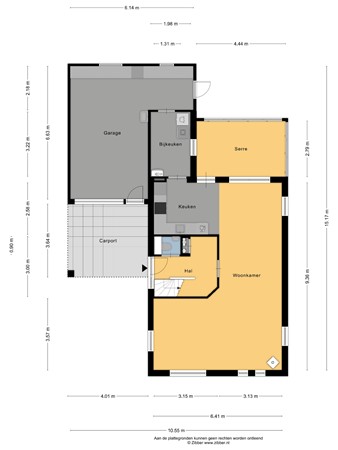 Floorplan - It Hôf 17, 8754 KD Makkum