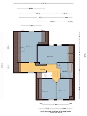 Floorplan - It Hôf 17, 8754 KD Makkum