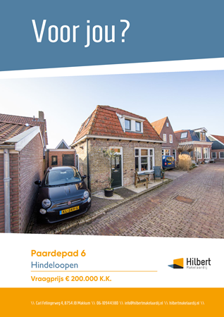 Brochure preview - Paardepad 6, 8713 KR HINDELOOPEN (1)