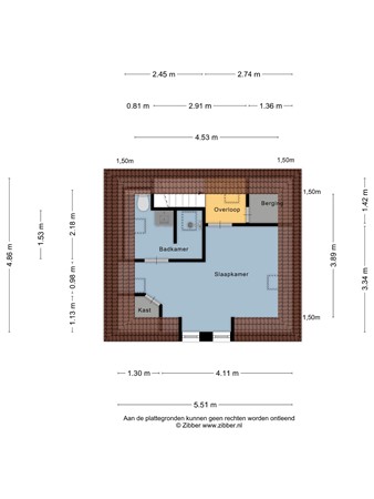 Floorplan - Paardepad 6, 8713 KR Hindeloopen