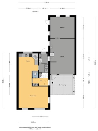 Floorplan - Merkelân 20, 8748 GE Witmarsum