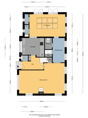 Floorplan - Buren 29, 8757 JW Gaast