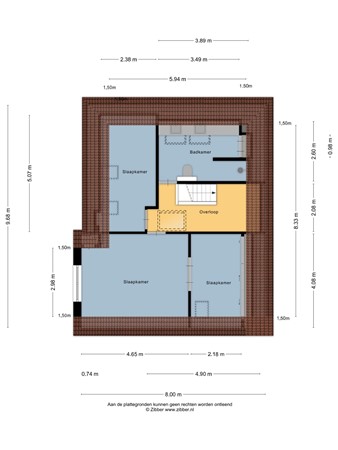 Floorplan - Buren 29, 8757 JW Gaast