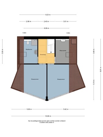 Floorplan - Strânwei 27, 8754 HA Makkum