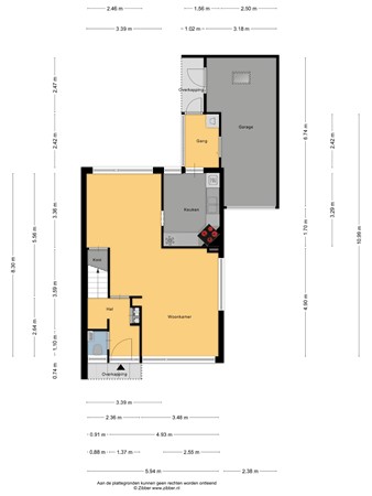 Floorplan - Tettingburren 10, 8711 EJ Workum