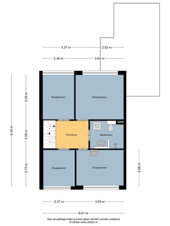 Floorplan - Tettingburren 10, 8711 EJ Workum