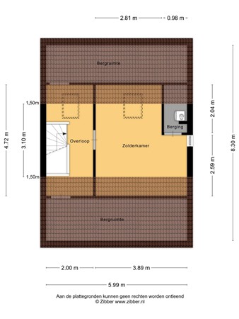 Floorplan - Tettingburren 10, 8711 EJ Workum