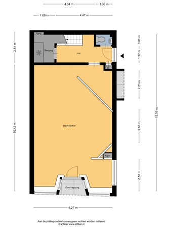 Floorplan - Markt 15, 8754 CM Makkum
