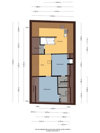 Floorplan - Markt 15, 8754 CM Makkum