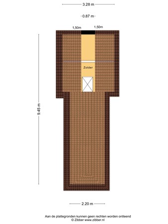 Floorplan - Turfmarkt 57, 8754 CJ Makkum